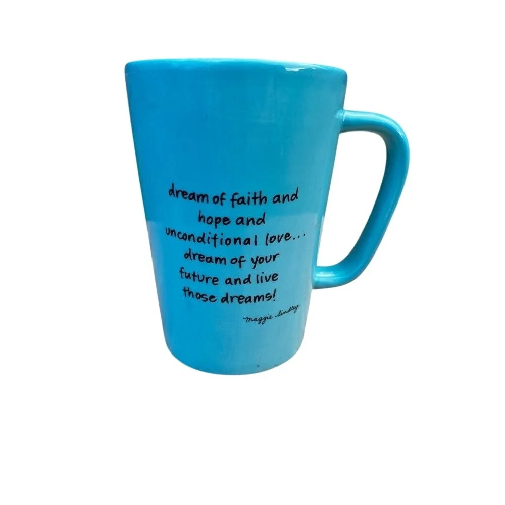 Vintage Dream Mug w/ Inspirational Quote 